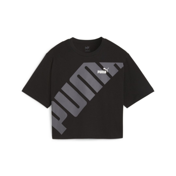 Camiseta Puma Power Cropped Negra