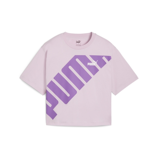Camiseta Puma Power Cropped Malva