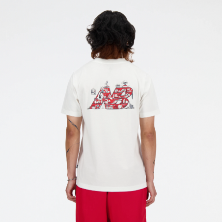 Camiseta New Balance Bkshlf Blanca