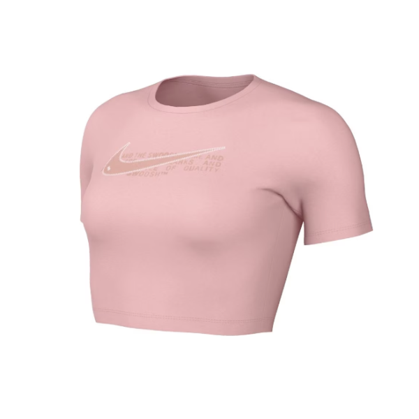 Camiseta Nike Slip Top Crop Rosa