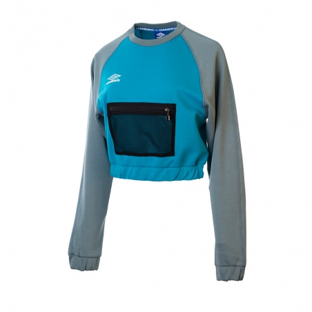 Sudadera Umbro Pelo Crew Blue / Black