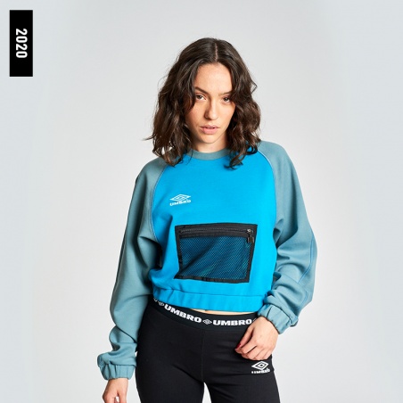 Sudadera Umbro Pelo Crew Blue / Black