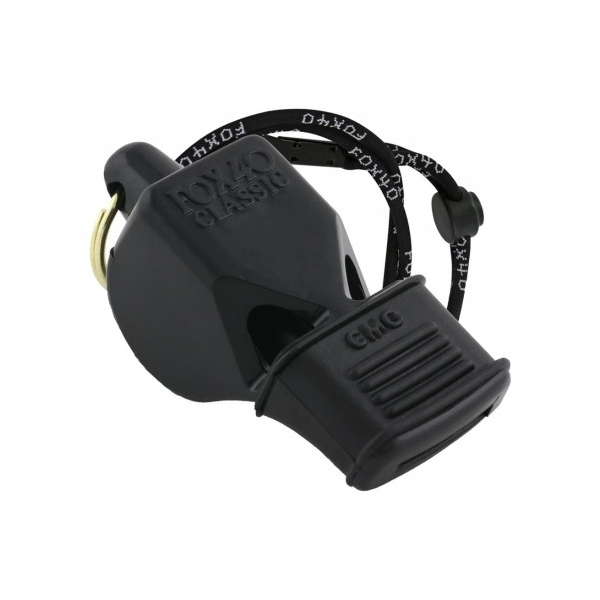 Silbato Fox 40 Classic CMG Negro Cordón